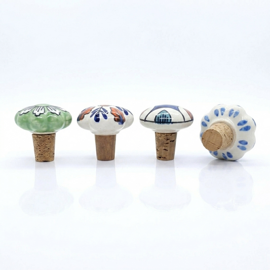 Artisans Crafted Ceramic Wine Bottle Stopper (5 unit)